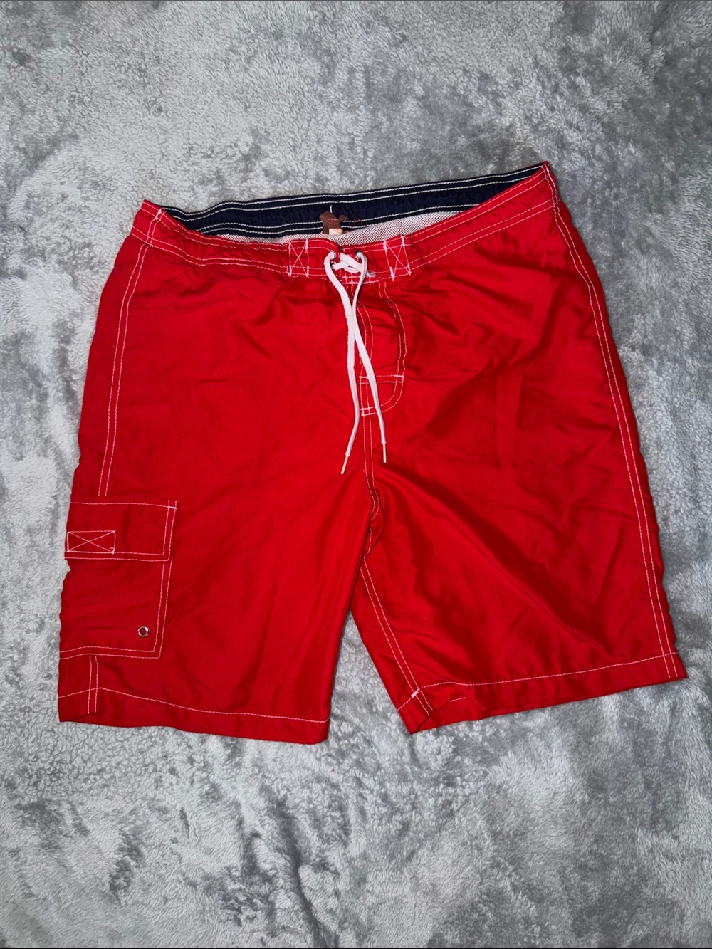 Merona Men’s Red Swim Trunks